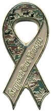 pin 4945 camouflage support our troops ribbon